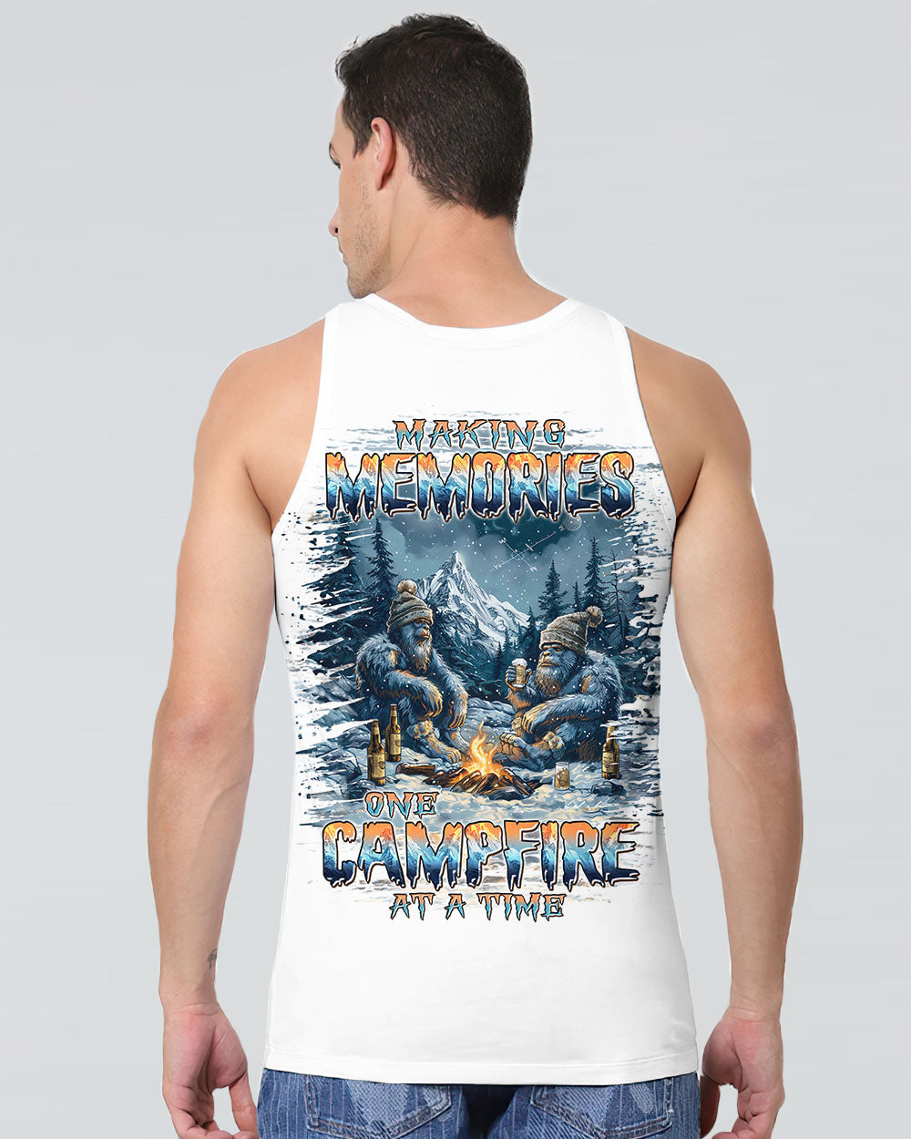 MAKING MEMORIES ONE CAMPFIRE AT A TIME BIGFOOT ALL OVER PRINT  - TLPQ1210241