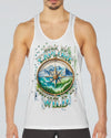 BORN TO EXPLORE DESTINED TO BE WILD COMPASS ALL OVER PRINT - TLPQ1609241