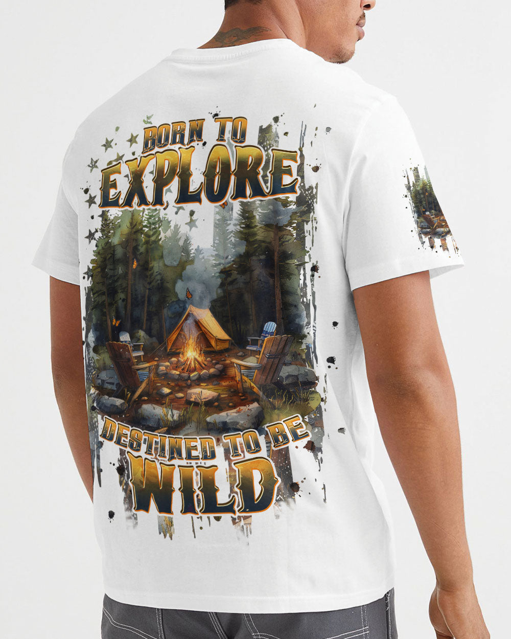BORN TO EXPLORE DESTINED TO BE WILD ALL OVER PRINT - TLPQ1709244