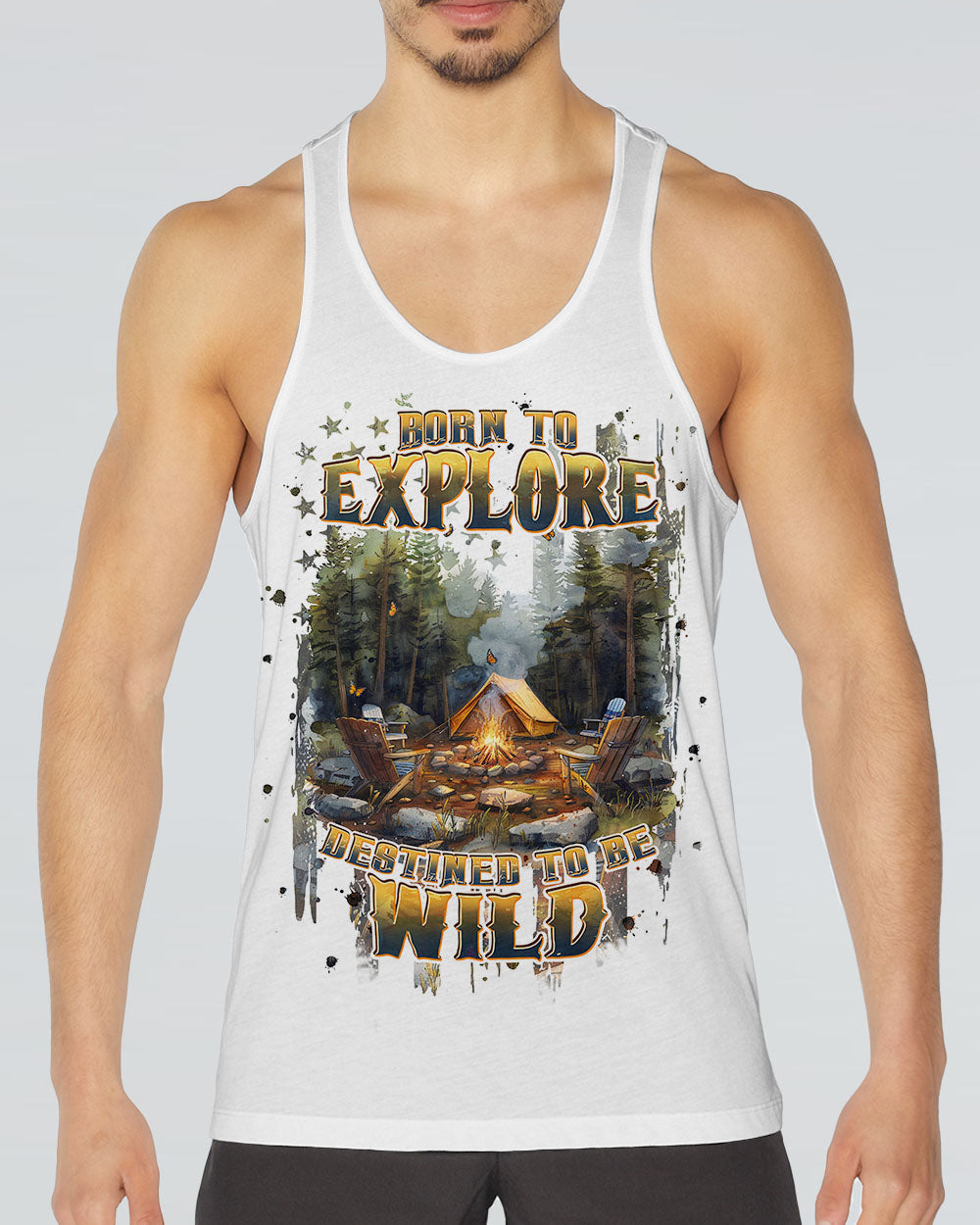 BORN TO EXPLORE DESTINED TO BE WILD ALL OVER PRINT - TLPQ1709244