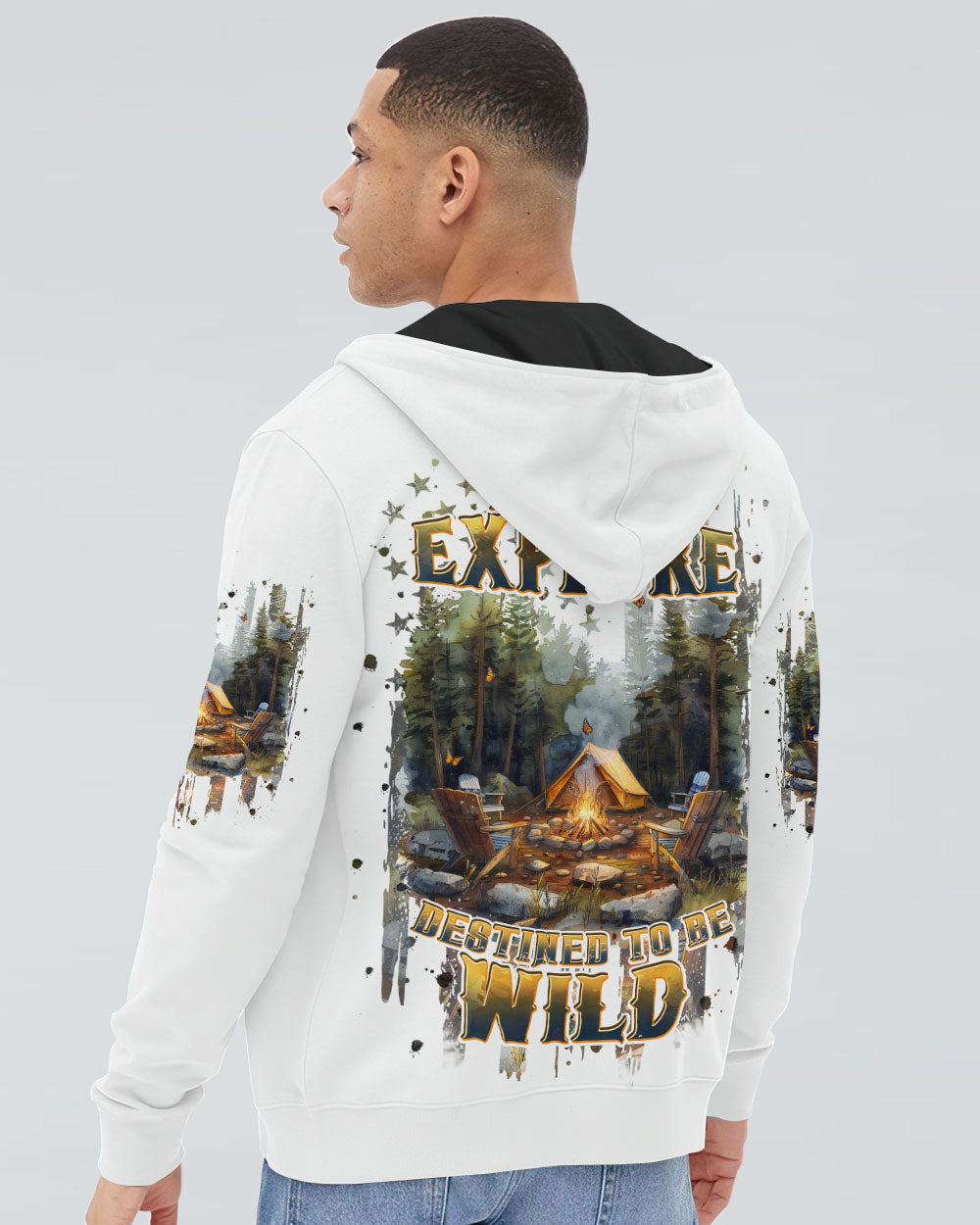 BORN TO EXPLORE DESTINED TO BE WILD ALL OVER PRINT - TLPQ1709244