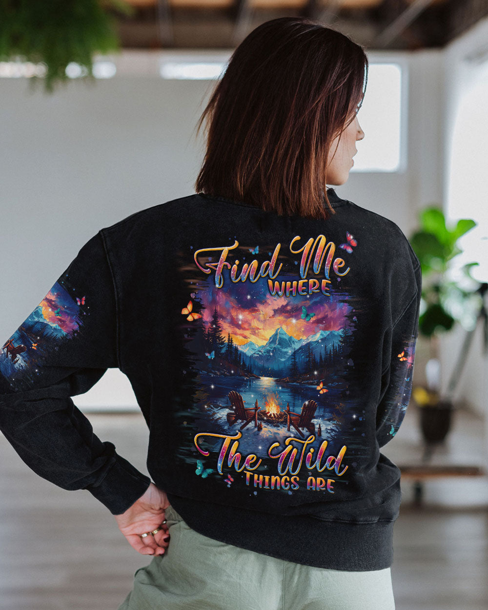 FIND ME WHERE THE WILD THINGS ARE ALL OVER PRINT  - TLPQ1810241