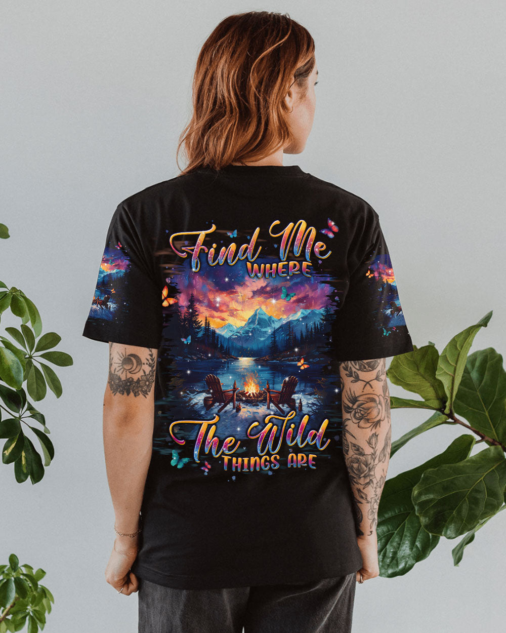 FIND ME WHERE THE WILD THINGS ARE ALL OVER PRINT  - TLPQ1810241