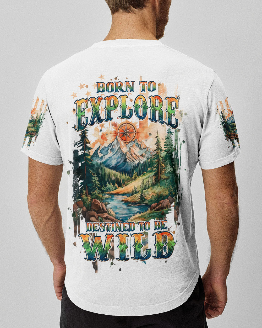 BORN TO EXPLORE DESTINED TO BE WILD ALL OVER PRINT - TLPQ2109242