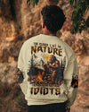  THE CLOSER I GET TO NATURE BIGFOOT ALL OVER PRINT - TLPQ2410241