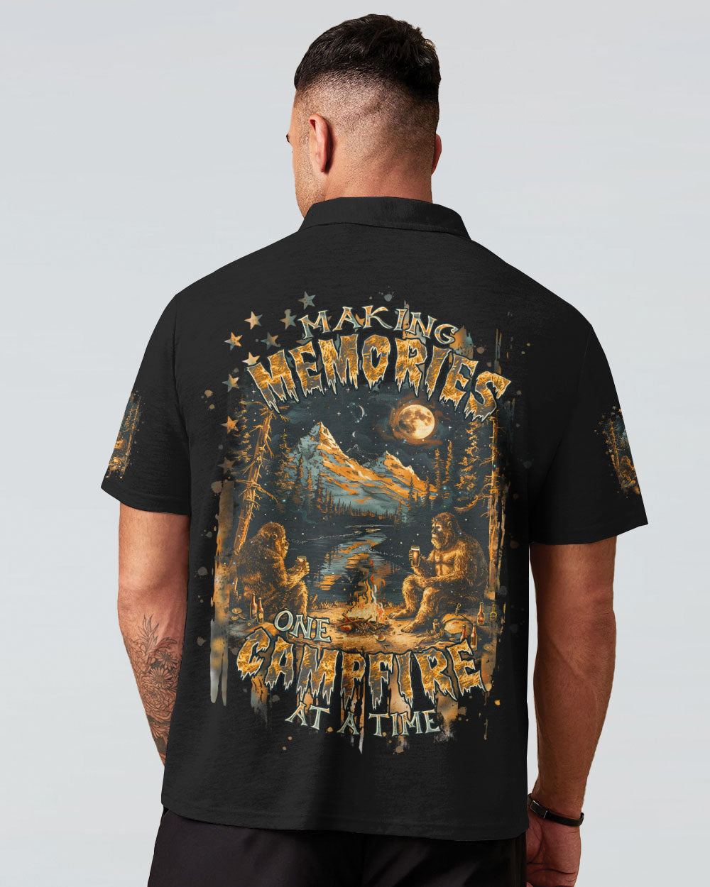 MAKING MEMORIES ONE CAMPFIRE AT A TIME BIGFOOT ALL OVER PRINT - TLPQ2608244