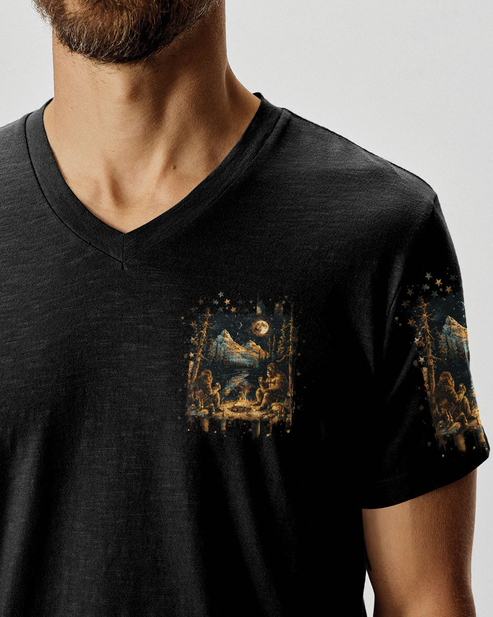 MAKING MEMORIES ONE CAMPFIRE AT A TIME BIGFOOT ALL OVER PRINT - TLPQ2608244