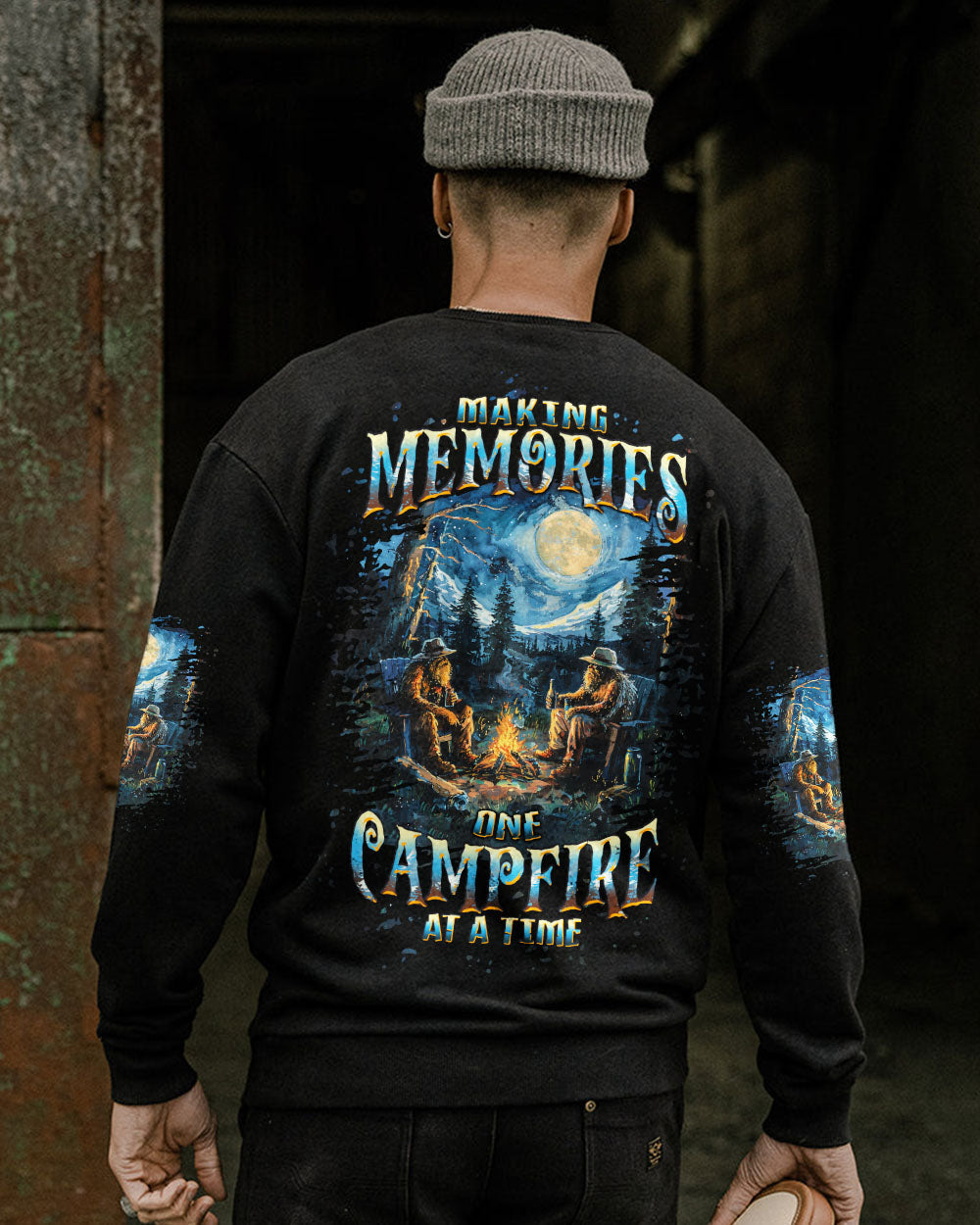 MAKING MEMORIES ONE CAMPFIRE AT A TIME BIGFOOT ALL OVER PRINT - TLPQ3009241