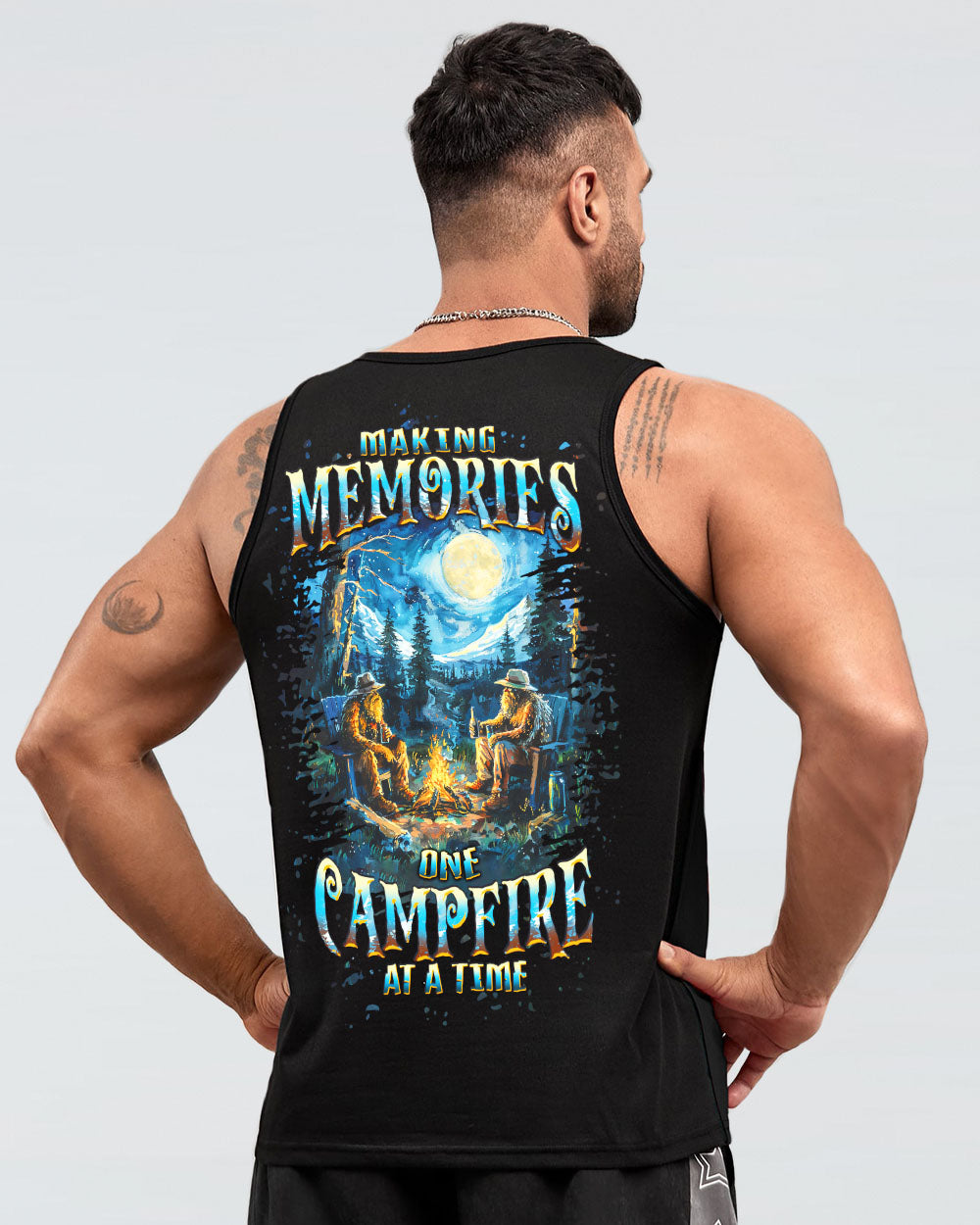 MAKING MEMORIES ONE CAMPFIRE AT A TIME BIGFOOT ALL OVER PRINT - TLPQ3009241