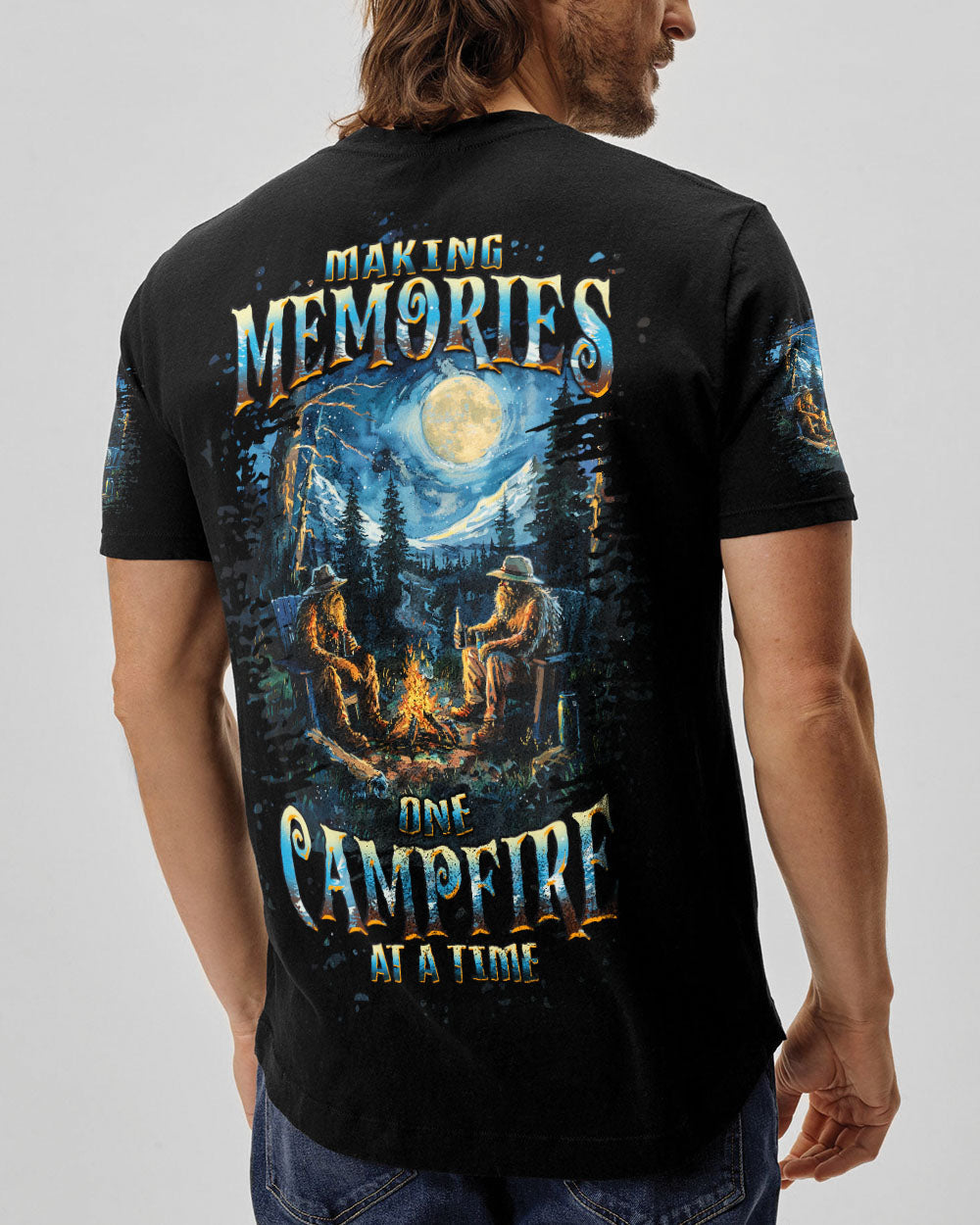 MAKING MEMORIES ONE CAMPFIRE AT A TIME BIGFOOT ALL OVER PRINT - TLPQ3009241
