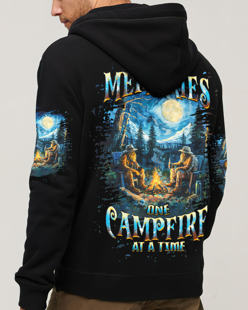 MAKING MEMORIES ONE CAMPFIRE AT A TIME BIGFOOT ALL OVER PRINT - TLPQ3009241