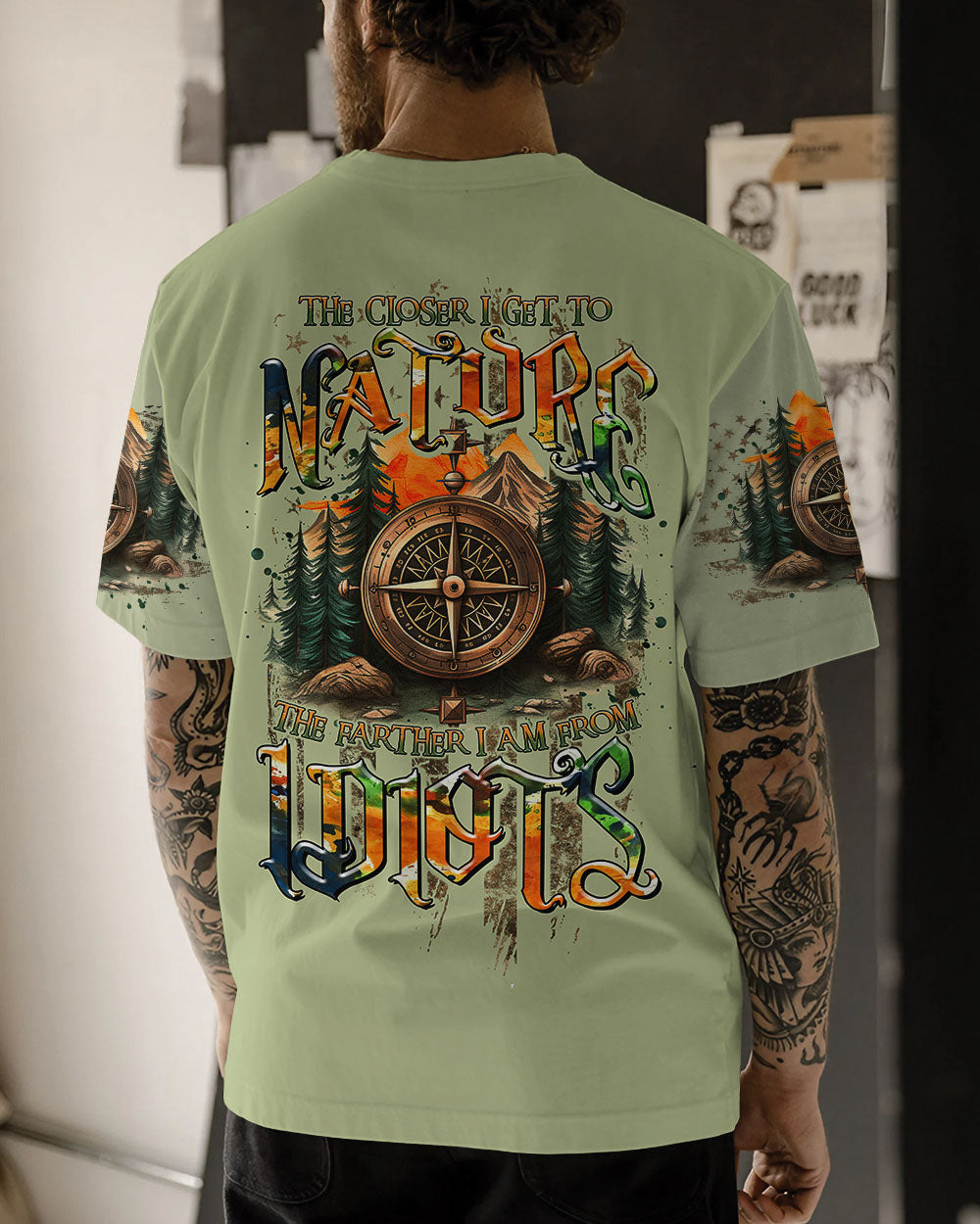 THE CLOSER I GET TO NATURE ALL OVER PRINT - TLTR0208242