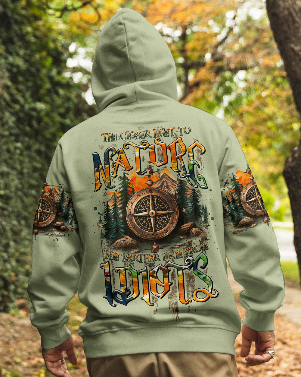 THE CLOSER I GET TO NATURE ALL OVER PRINT - TLTR0208242