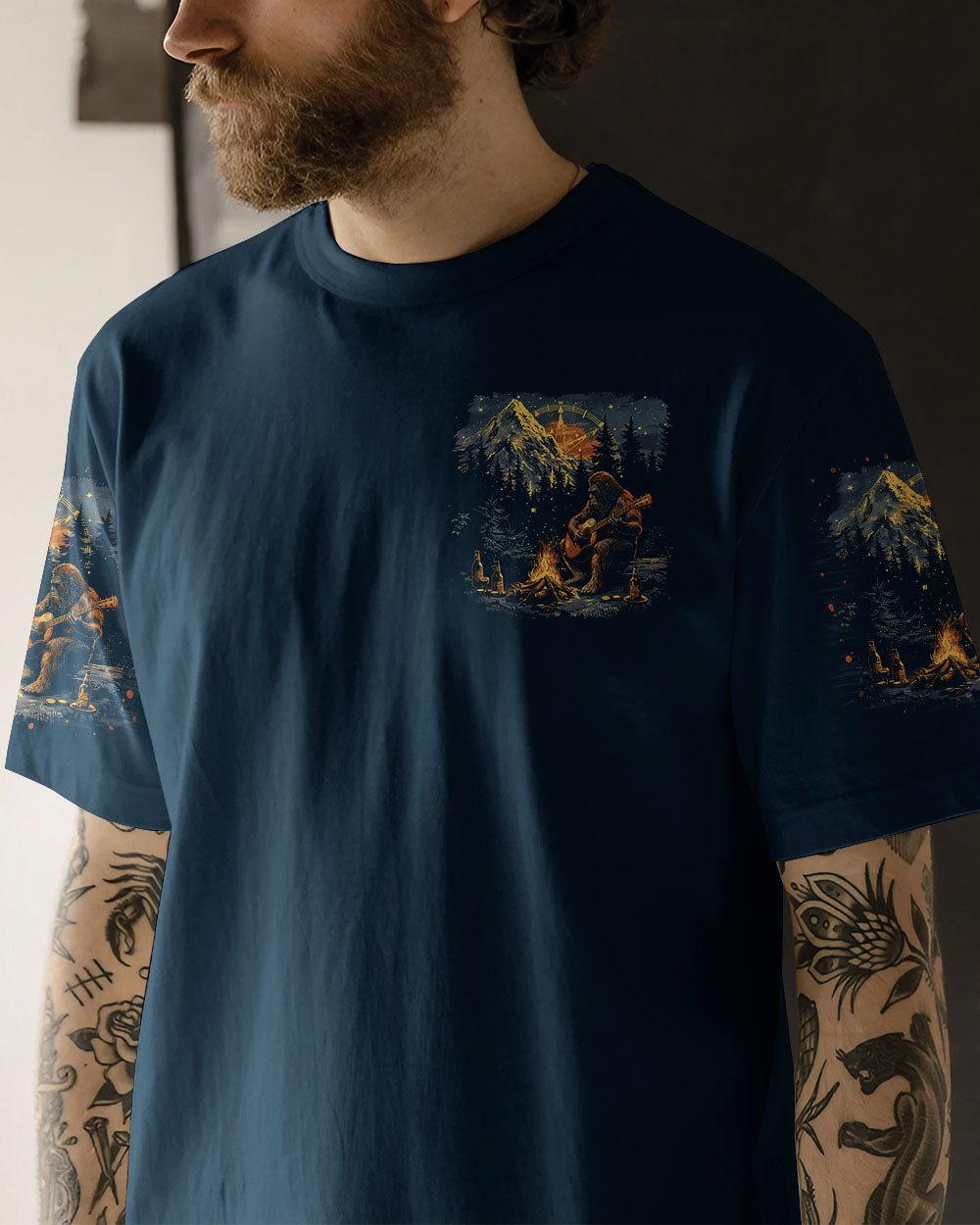 MAKING MEMORIES ONE CAMPFIRE AT A TIME BIGFOOT ALL OVER PRINT - TLTR0312243