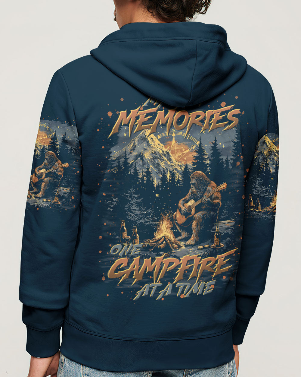MAKING MEMORIES ONE CAMPFIRE AT A TIME BIGFOOT ALL OVER PRINT - TLTR0312243