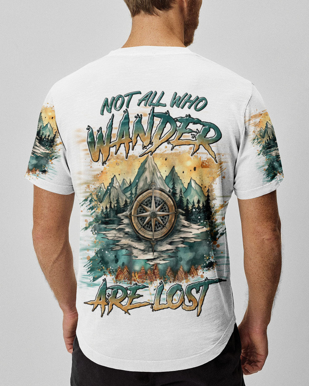 NOT ALL WHO WANDER ARE LOST COMPASS ALL OVER PRINT - TLTR0409242