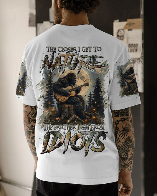 THE CLOSER I GET TO NATURE BIGFOOT GUITAR ALL OVER PRINT - TLTR0508244