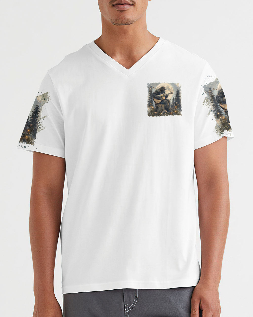 THE CLOSER I GET TO NATURE BIGFOOT GUITAR ALL OVER PRINT - TLTR0508244