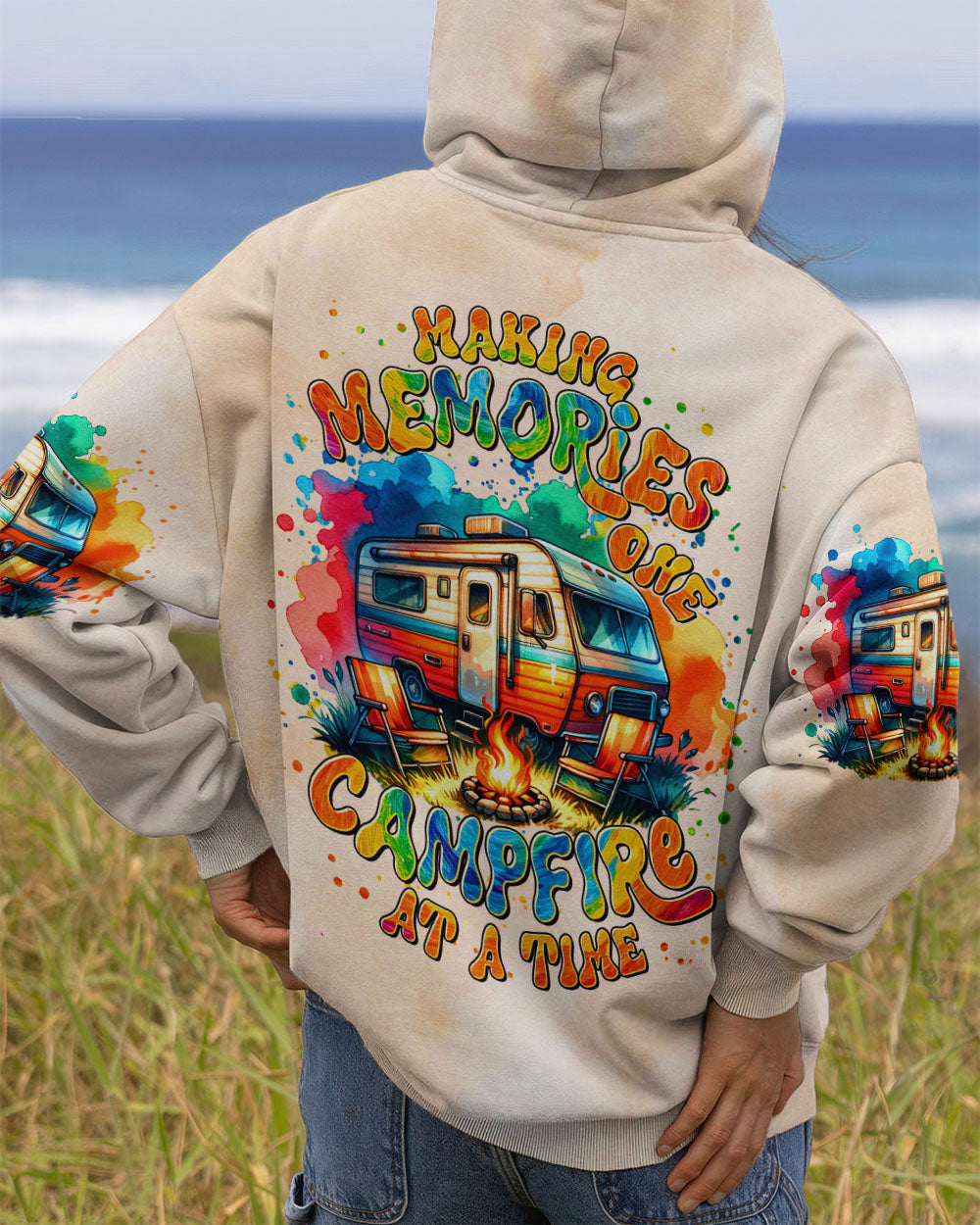 MAKING MEMORIES ONE CAMPFIRE AT A TIME ALL OVER PRINT - TLTR0509254