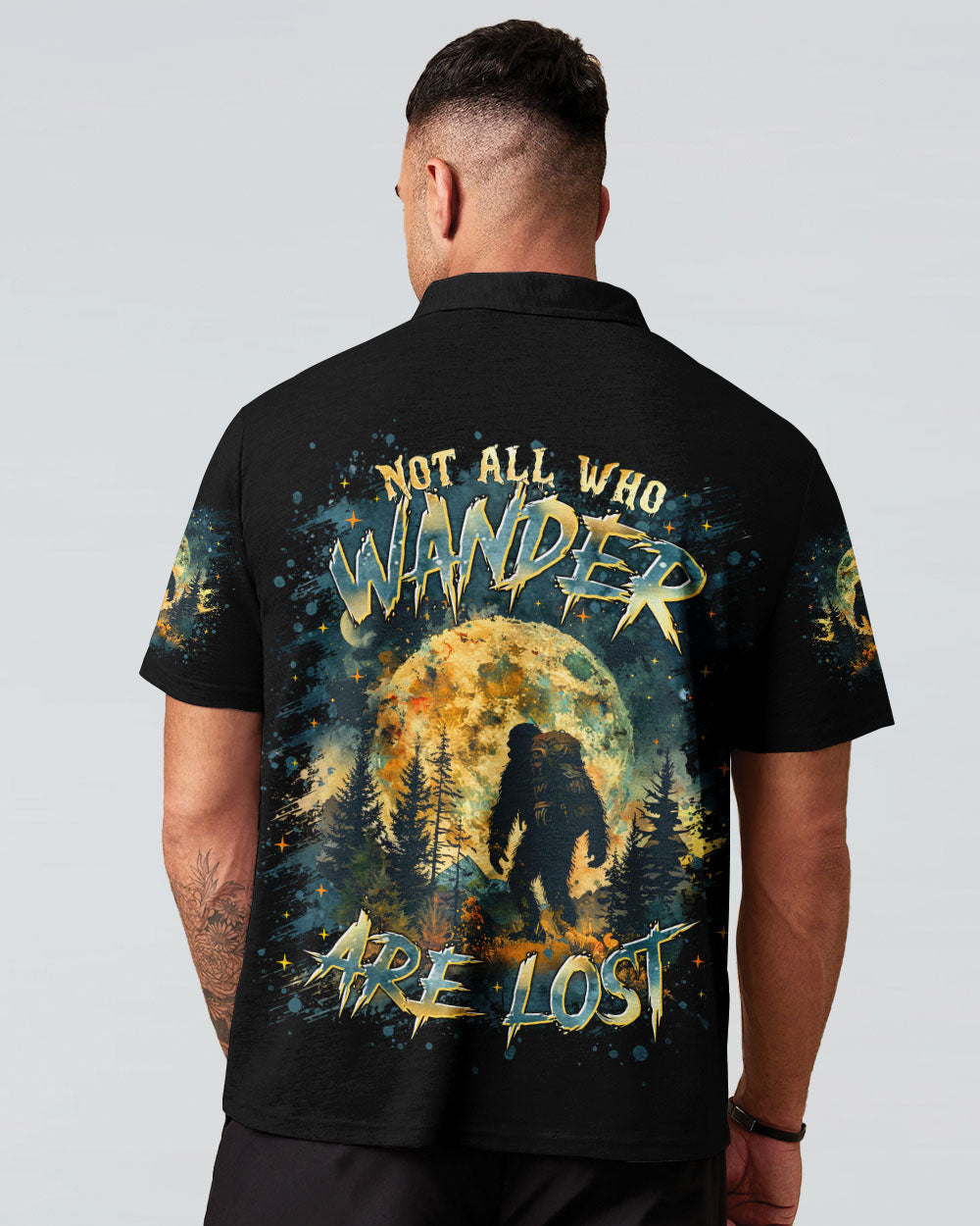NOT ALL WHO WANDER ARE LOST BIGFOOT ALL OVER PRINT - TLTR0601252