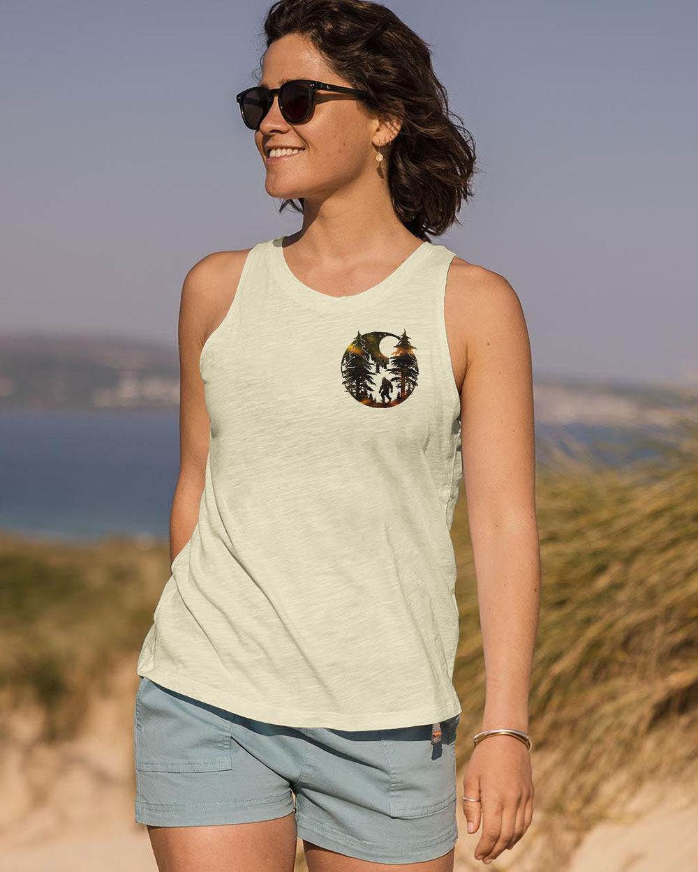 NOT ALL WHO WANDER ARE LOST BIGFOOT MOON ALL OVER PRINT - TLTR0611241