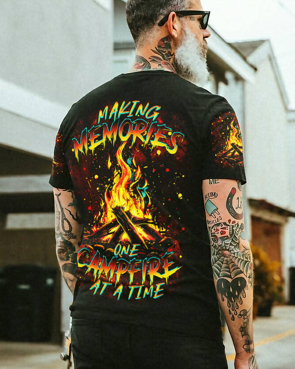 MAKING MEMORIES ONE CAMPFIRE AT A TIME ALL OVER PRINT  - TLTR0703253
