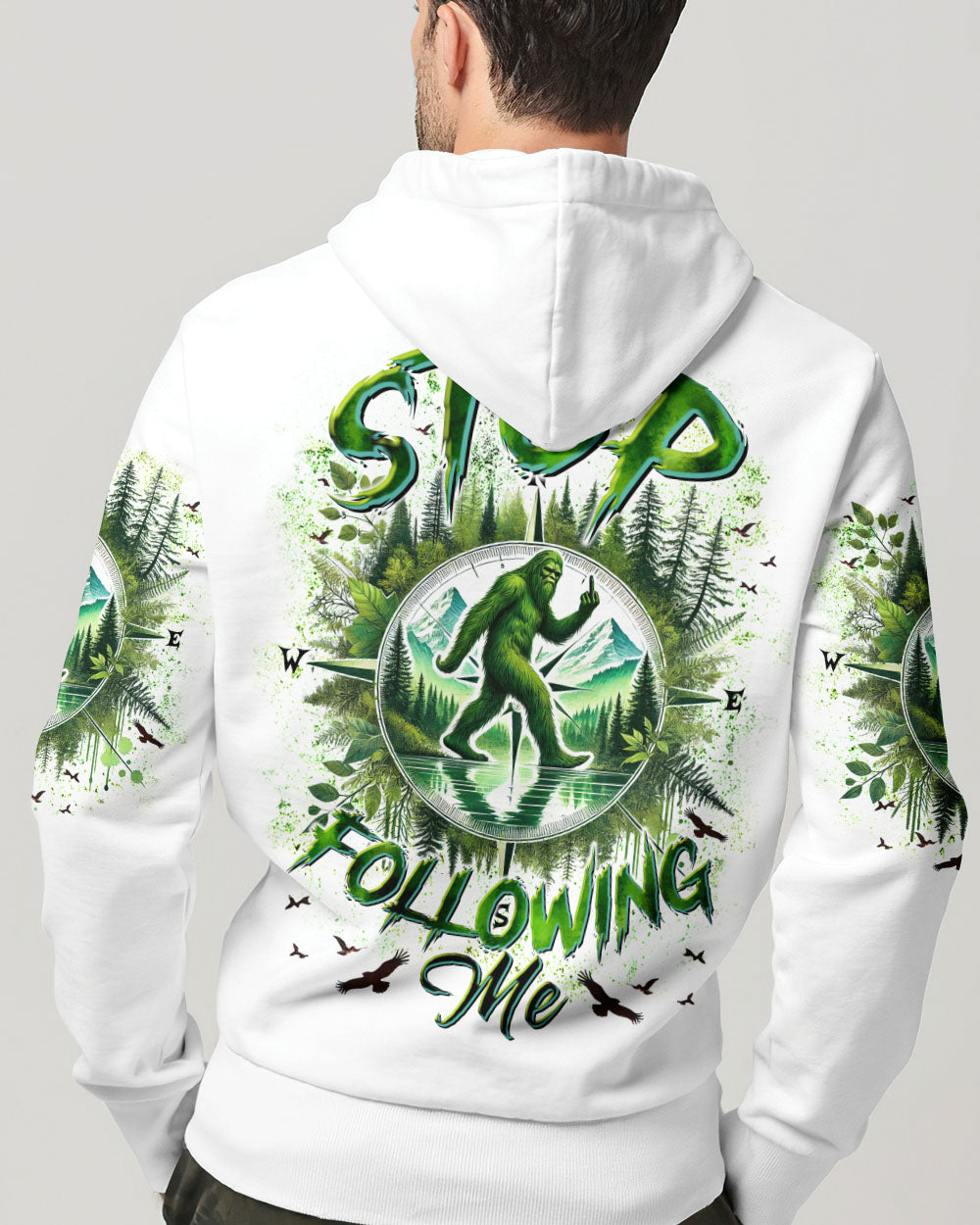 STOP FOLLOWING ME BIGFOOT ALL OVER PRINT - TLTR0802252