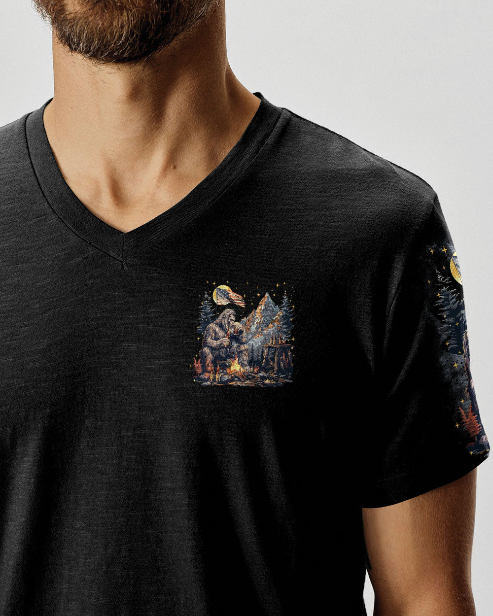 NOT ALL WHO WANDER ARE LOST BIGFOOT ALL OVER PRINT - TLTR0805251