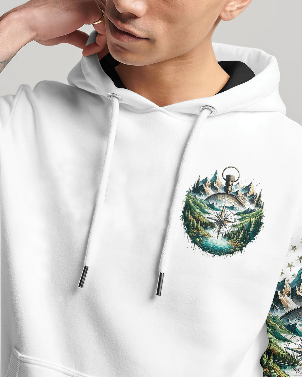 NOT ALL WHO WANDER ARE LOST COMPASS ALL OVER PRINT - TLTR0908244