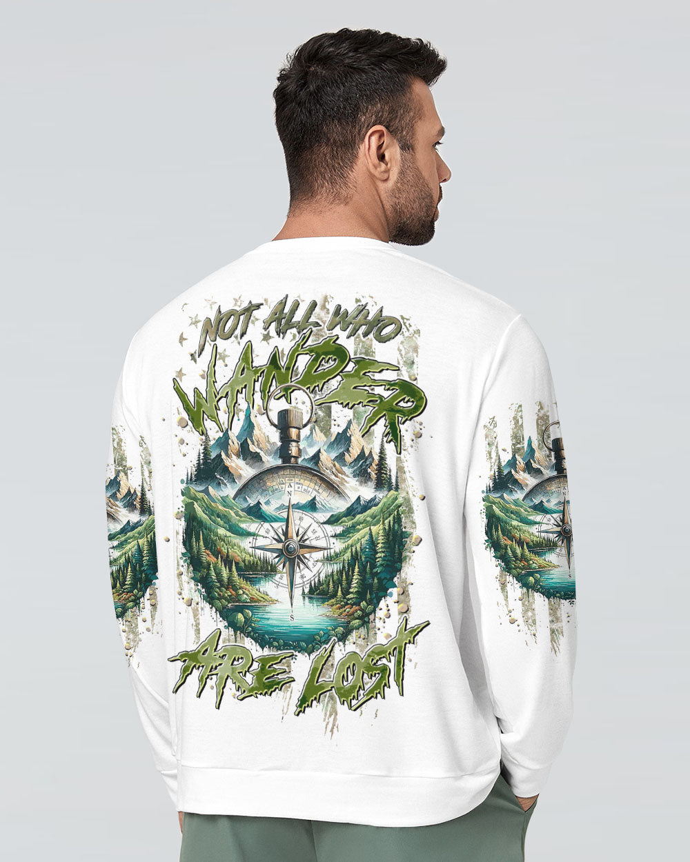 NOT ALL WHO WANDER ARE LOST COMPASS ALL OVER PRINT - TLTR0908244