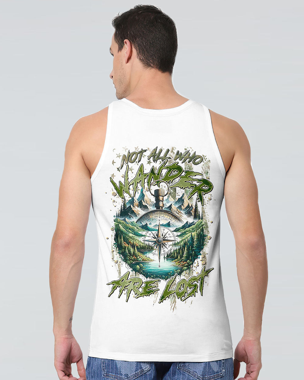 NOT ALL WHO WANDER ARE LOST COMPASS ALL OVER PRINT - TLTR0908244