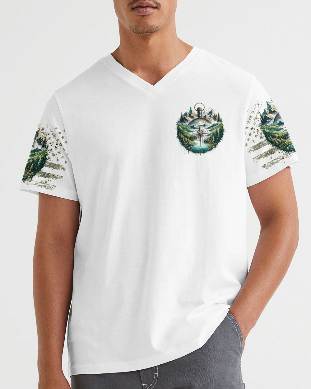 NOT ALL WHO WANDER ARE LOST COMPASS ALL OVER PRINT - TLTR0908244