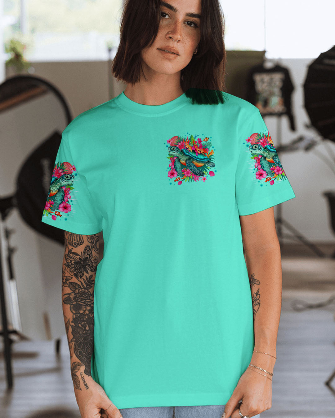 LOST AT SEA TURTLE ALL OVER PRINT - TLTR0909253
