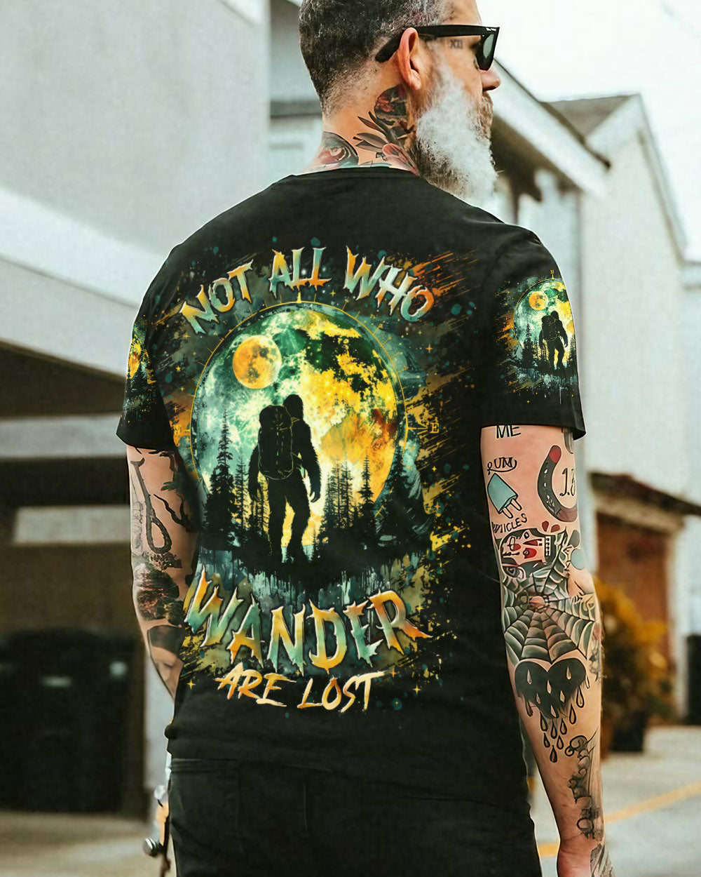NOT ALL WHO WANDER ARE LOST  BIGFOOT ALL OVER PRINT - TLTR1002252
