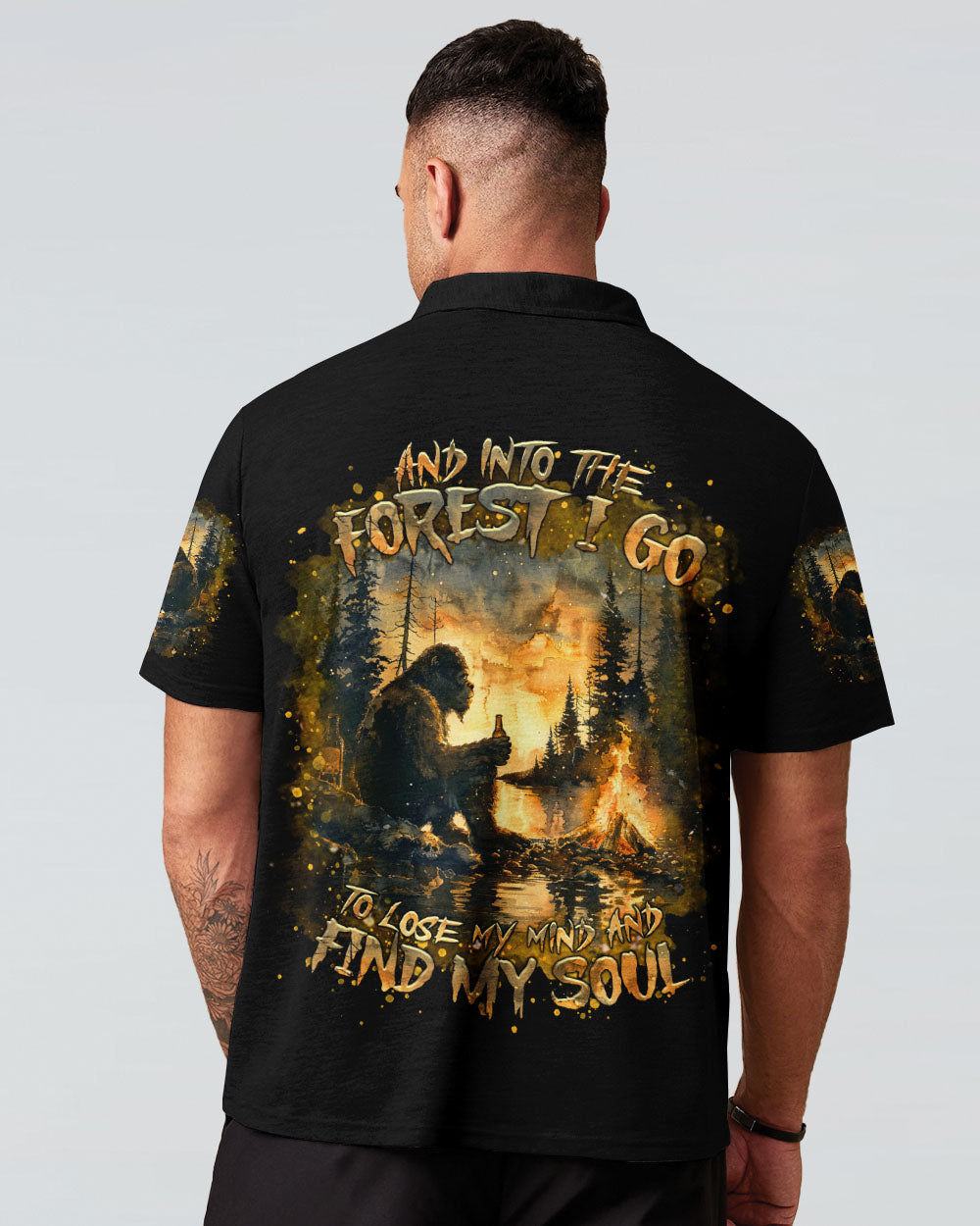 AND INTO THE FOREST I GO BIGFOOT ALL OVER PRINT   - TLTR1003252