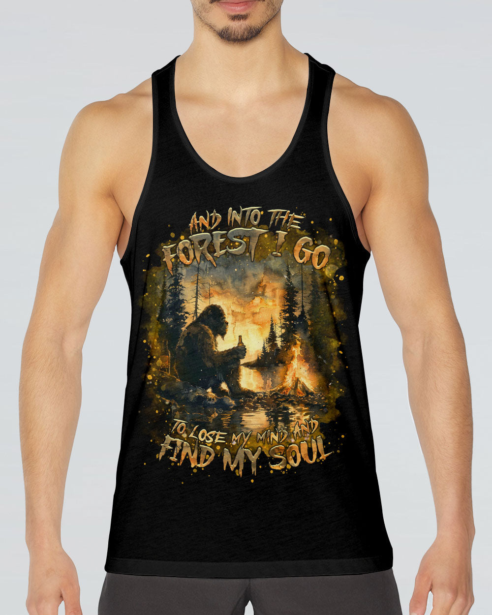 AND INTO THE FOREST I GO BIGFOOT ALL OVER PRINT   - TLTR1003252