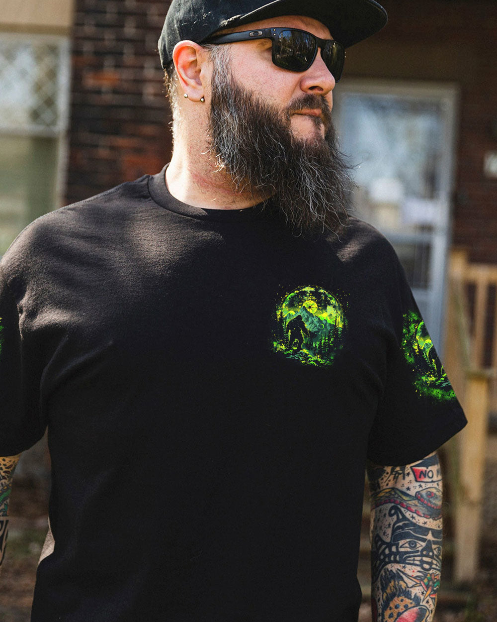 FIND ME WHERE THE WILD THINGS ARE BIGFOOT ALL OVER PRINT  - TLTR1103251