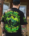 FIND ME WHERE THE WILD THINGS ARE BIGFOOT ALL OVER PRINT  - TLTR1103251