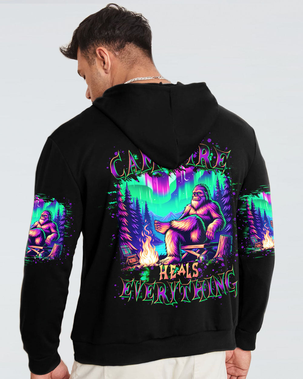 CAMPFIRE HEALS EVERYTHING BIGFOOT ALL OVER PRINT   - TLTR1112243