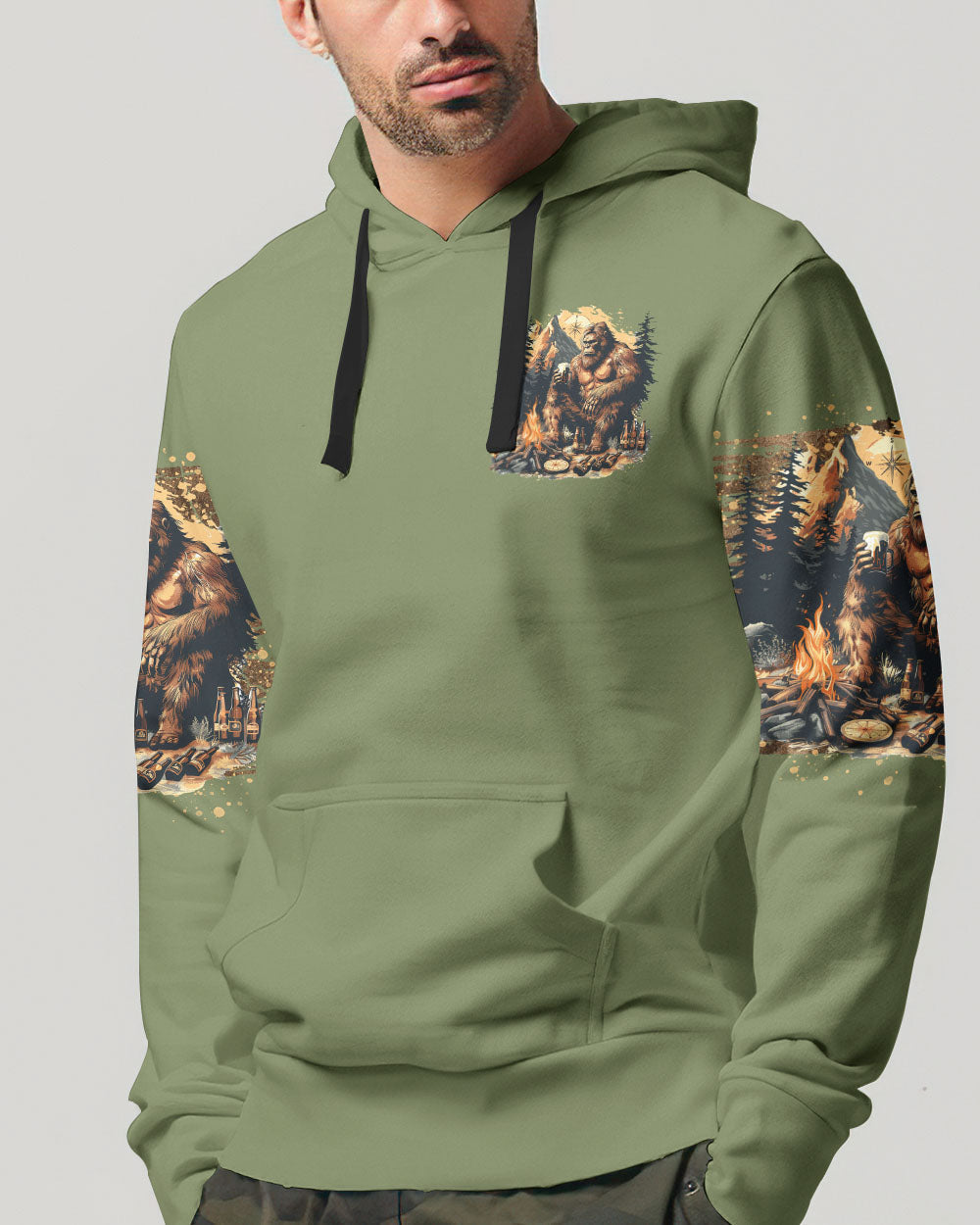 THE CLOSER I GET TO NATURE BIGFOOT ALL OVER PRINT - TLTR1210244