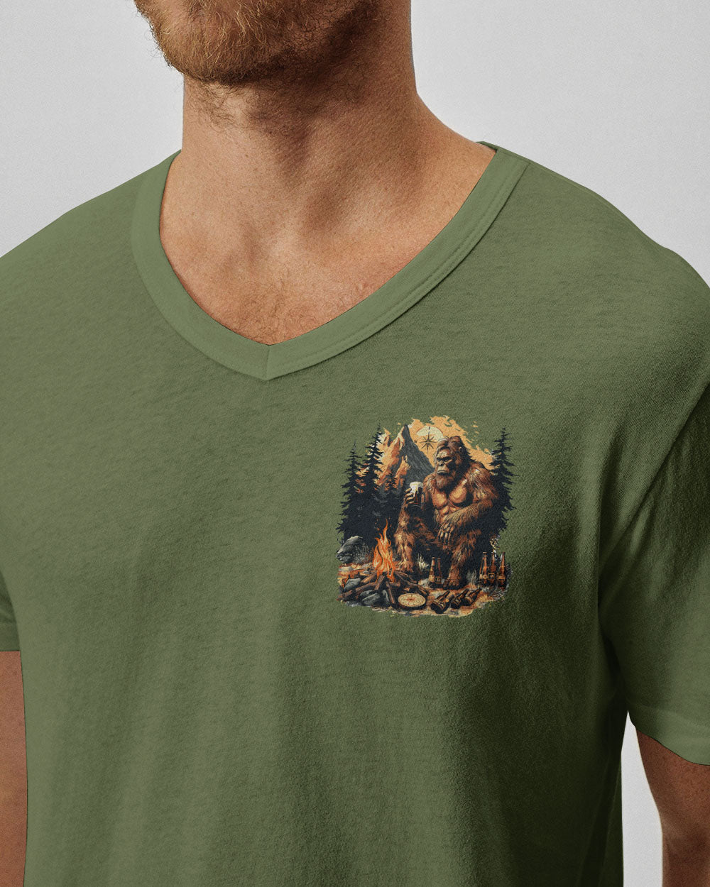 THE CLOSER I GET TO NATURE BIGFOOT ALL OVER PRINT - TLTR1210244