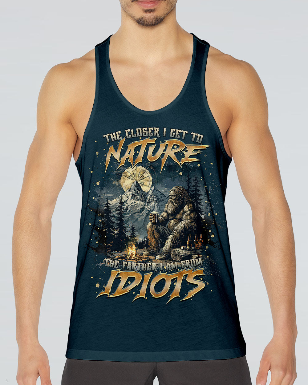 THE CLOSER I GET TO NATURE BIGFOOT ALL OVER PRINT - TLTR1212242