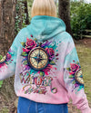 WANDER WOMAN FLORAL COMPASS ALL OVER PRINT  - TLTR1303253