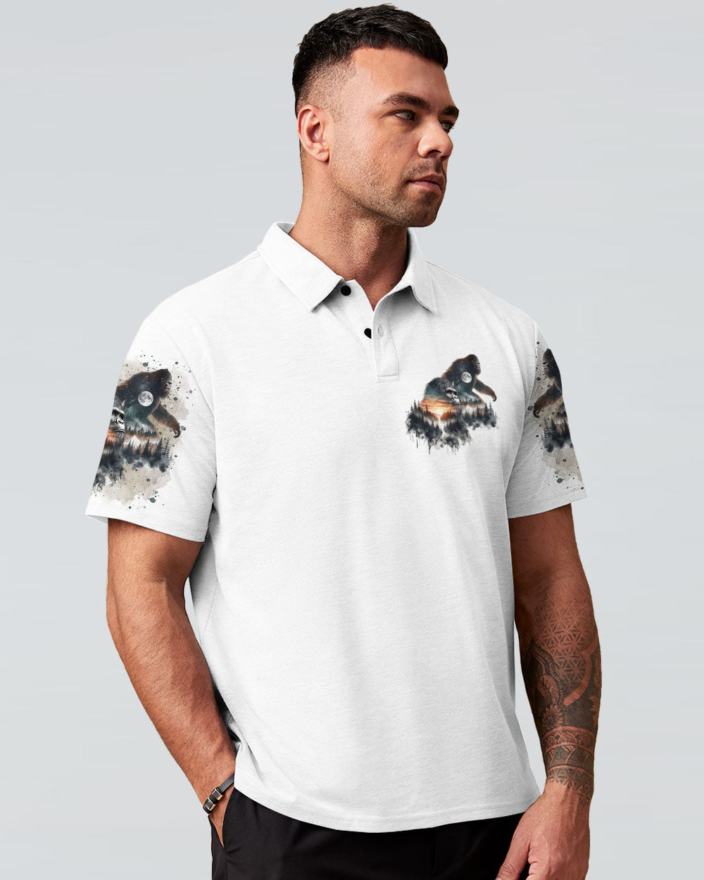 AND INTO THE FOREST I GO BIGFOOT ALL OVER PRINT - TLTR1309241