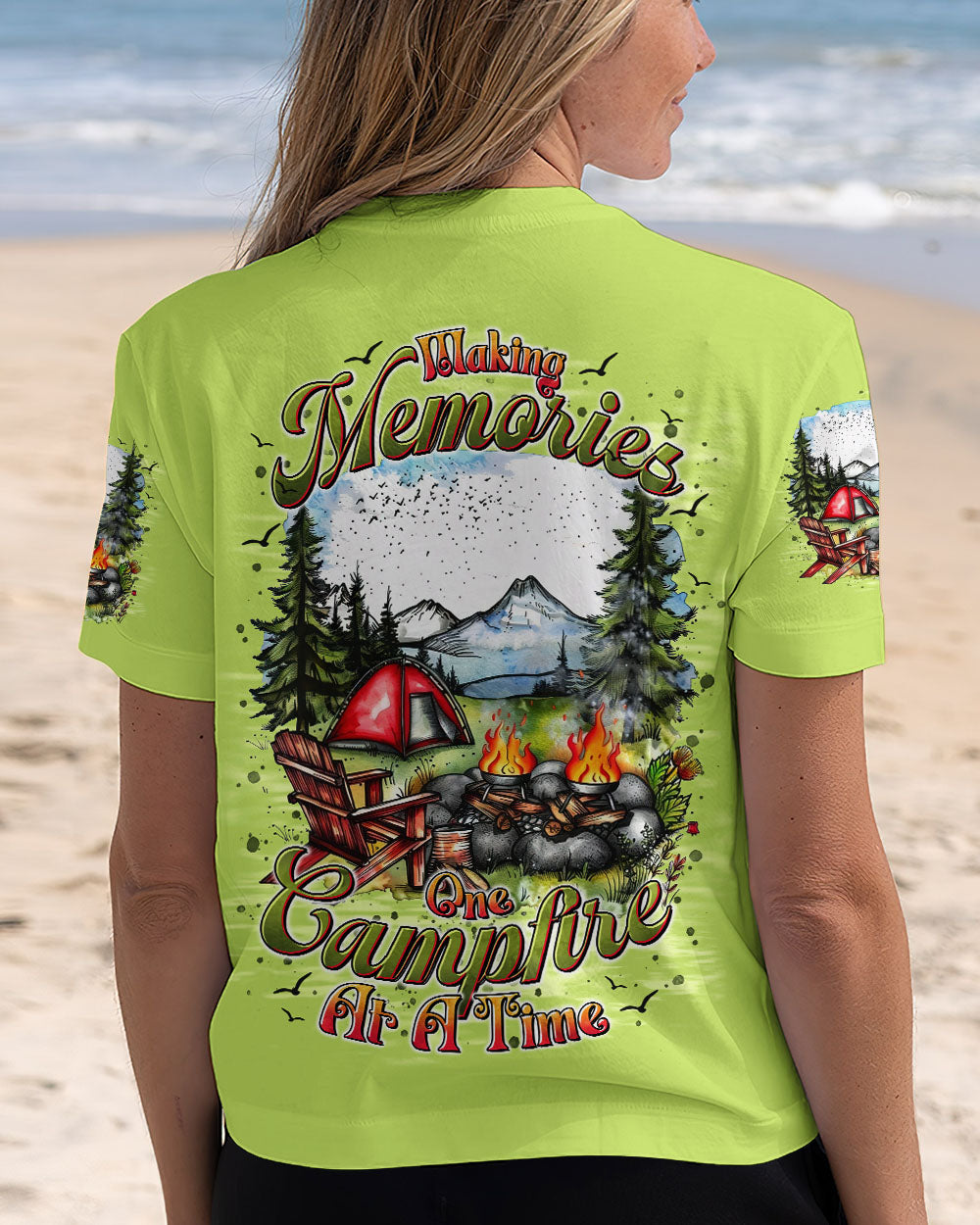 MAKING MEMORIES ONE CAMPFIRE AT A TIME ALL OVER PRINT - TLTR1408252