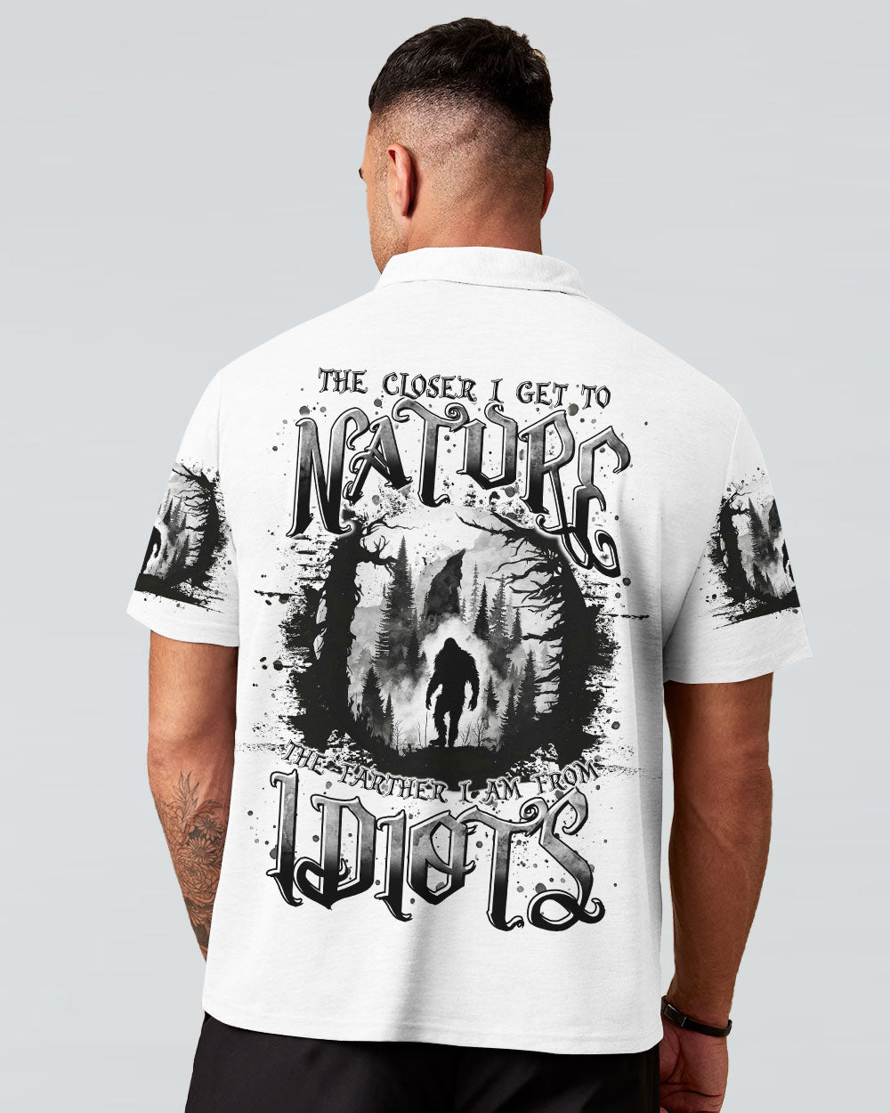 THE CLOSER I GET TO NATURE BIGFOOT ALL OVER PRINT - TLTR1409243