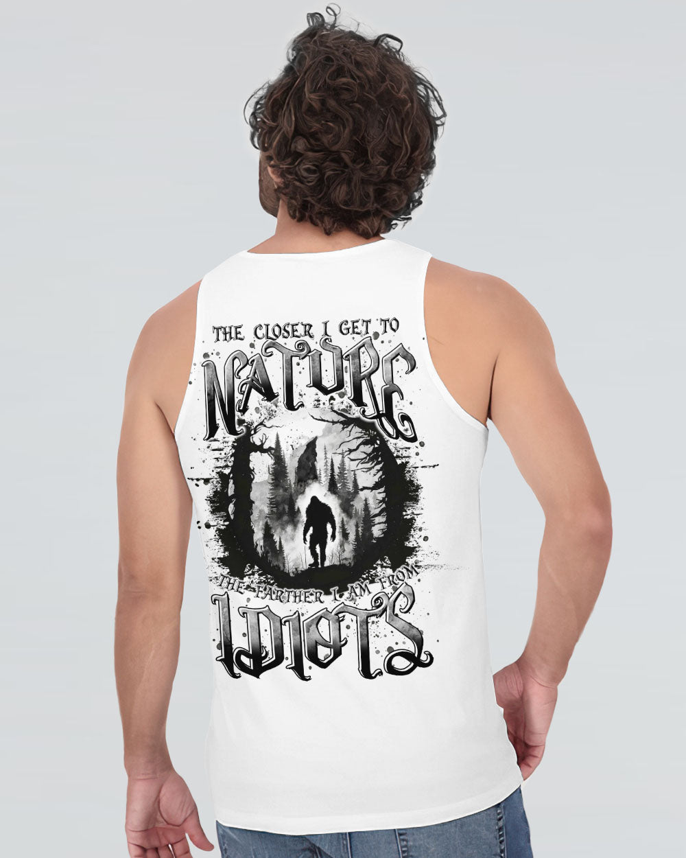 THE CLOSER I GET TO NATURE BIGFOOT ALL OVER PRINT - TLTR1409243