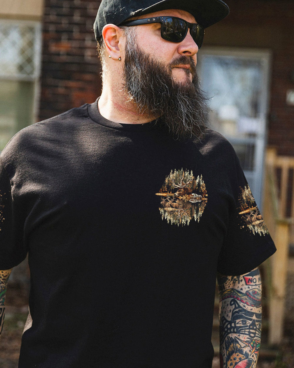 THE CLOSER I GET TO NATURE DEER HUNTING ALL OVER PRINT -  TLTR1511242