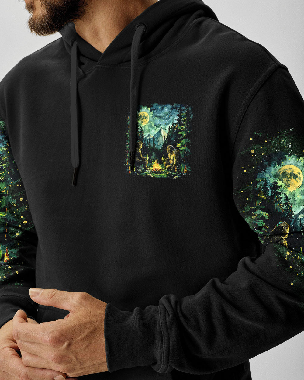 MAKING MEMORIES ONE CAMPFIRE AT A TIME BIGFOOT  ALL OVER PRINT - TLTR1612243