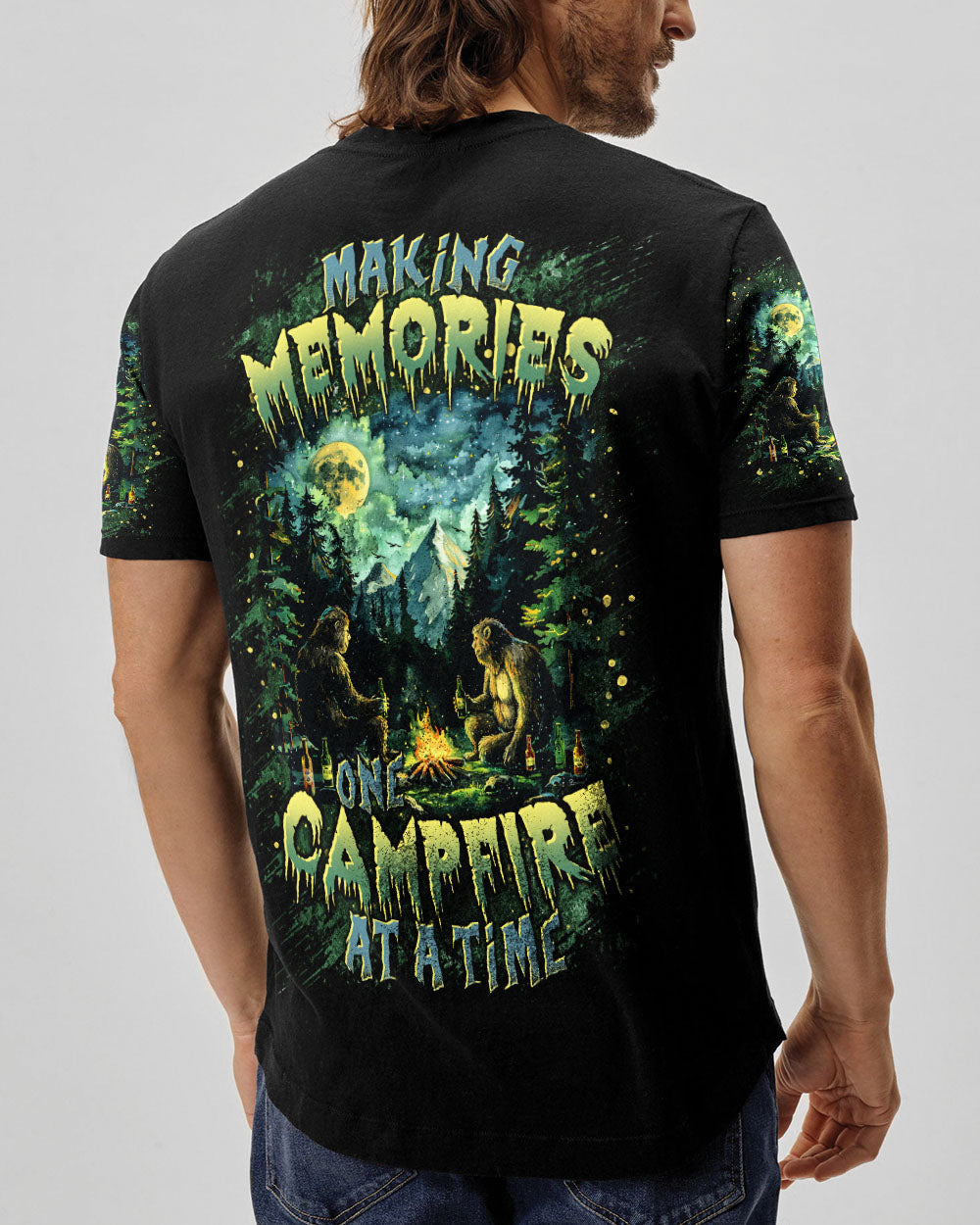MAKING MEMORIES ONE CAMPFIRE AT A TIME BIGFOOT  ALL OVER PRINT - TLTR1612243